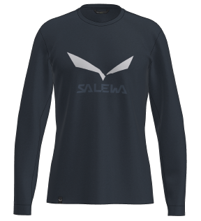 SOLIDLOGO DRY L/S TEE. Herren Wandershirt