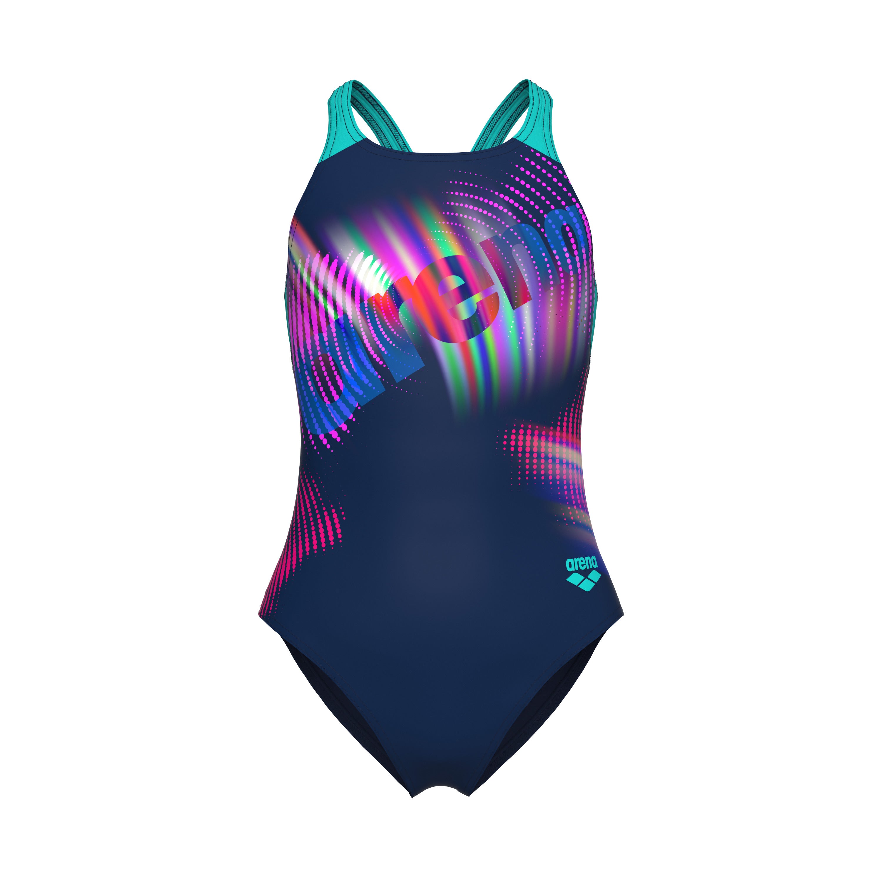 G  LIT LOGO SWIMSUIT V BACK L