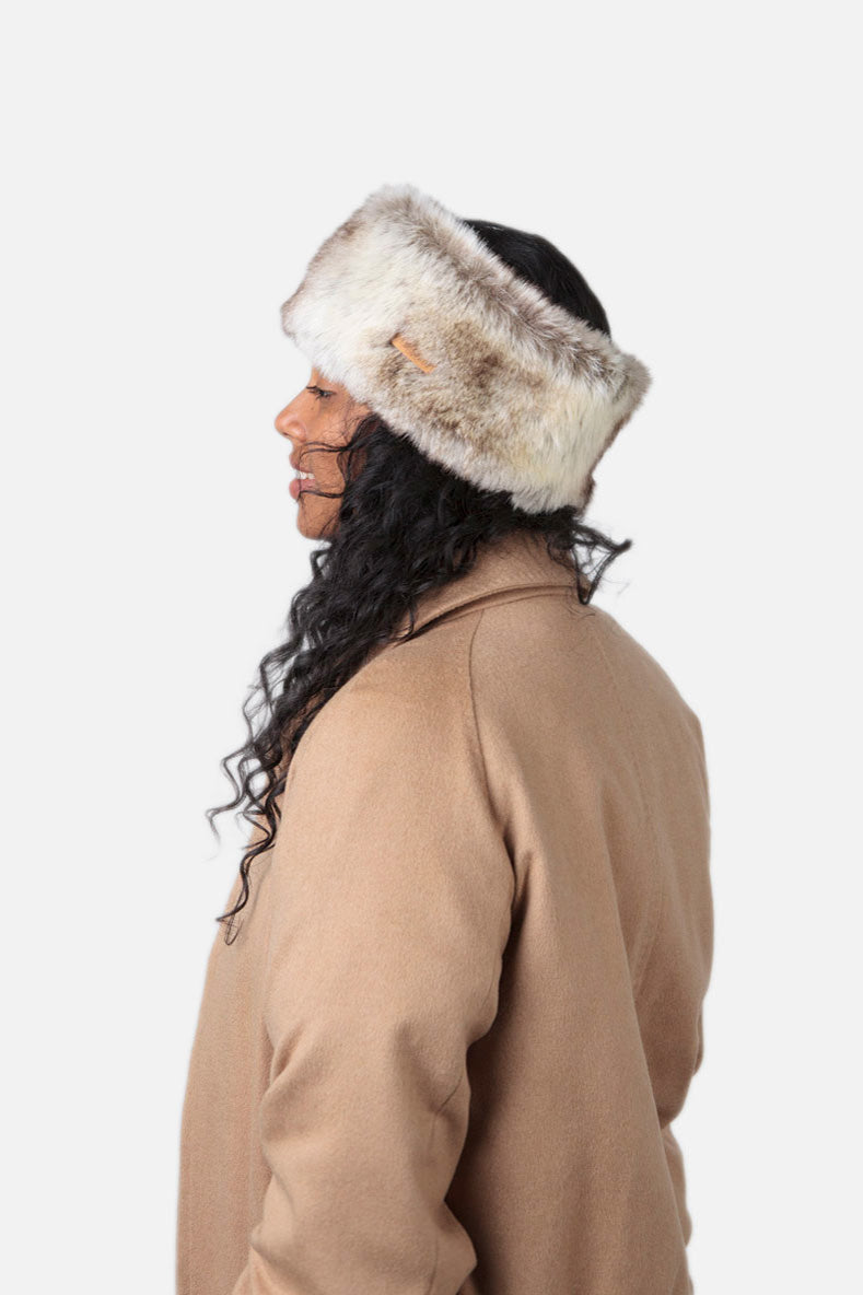 Stirnband Fur Damen Kunstfell mit Fleece