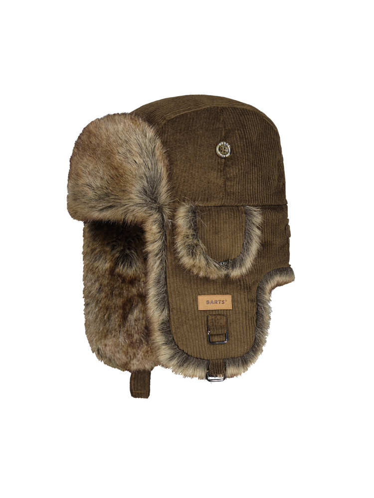 BARTS Rib Bomber - Größenverstellbarer Winterhut aus Cord