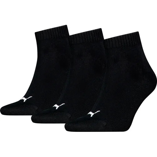 PUMA Unisex Cushion Quarter Socken 3er Pack