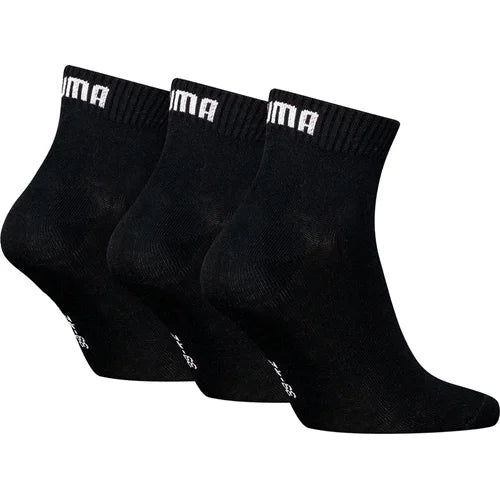 PUMA Unisex Cushion Quarter Socken 3er Pack