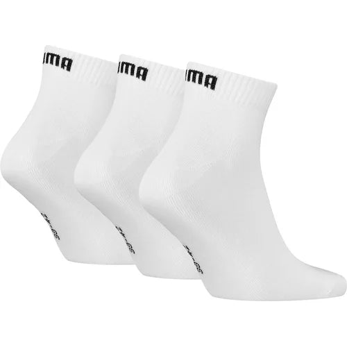 PUMA Unisex Cushion Quarter Socken 3er Pack