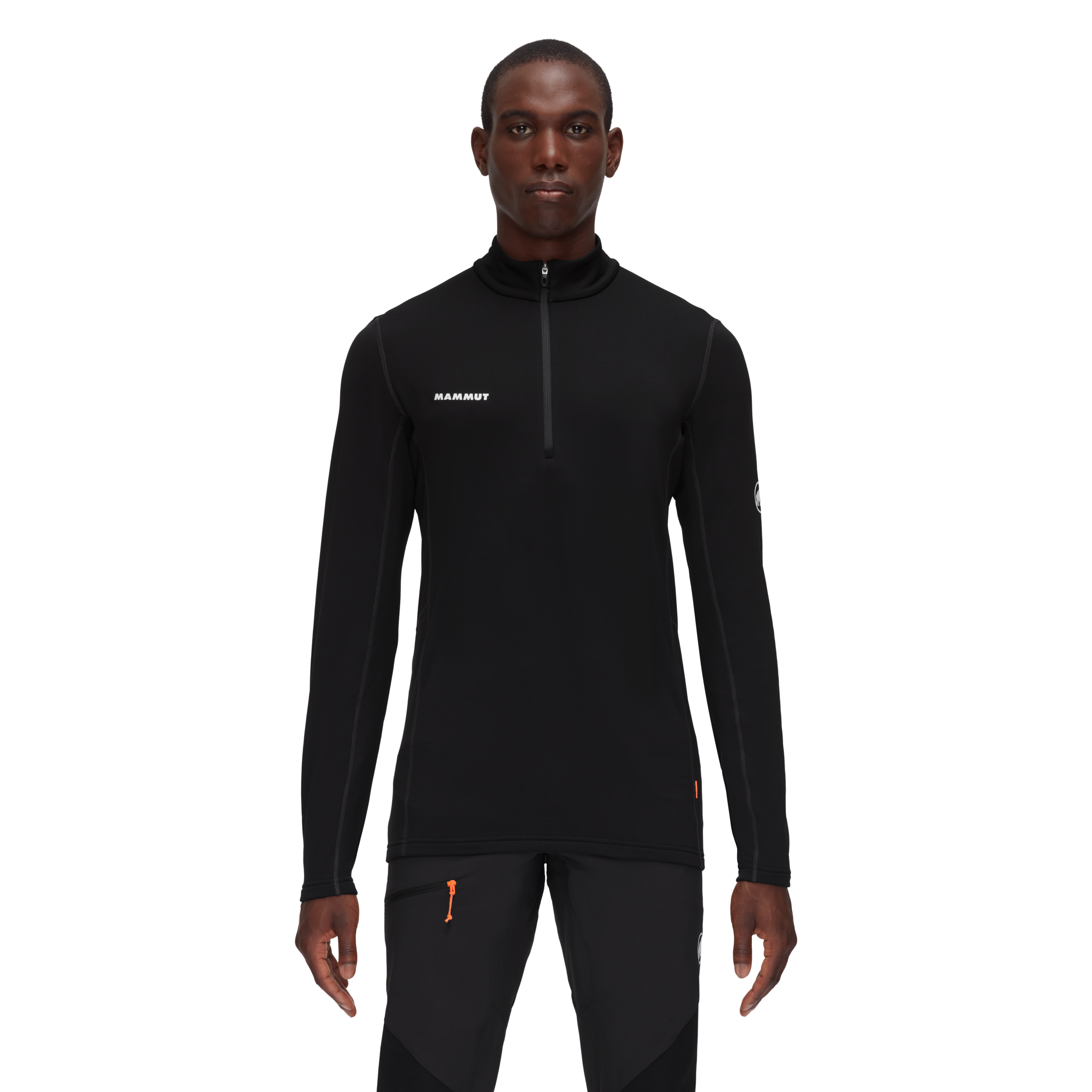 Herren Shirt Aenergy ML Half Zip Pull