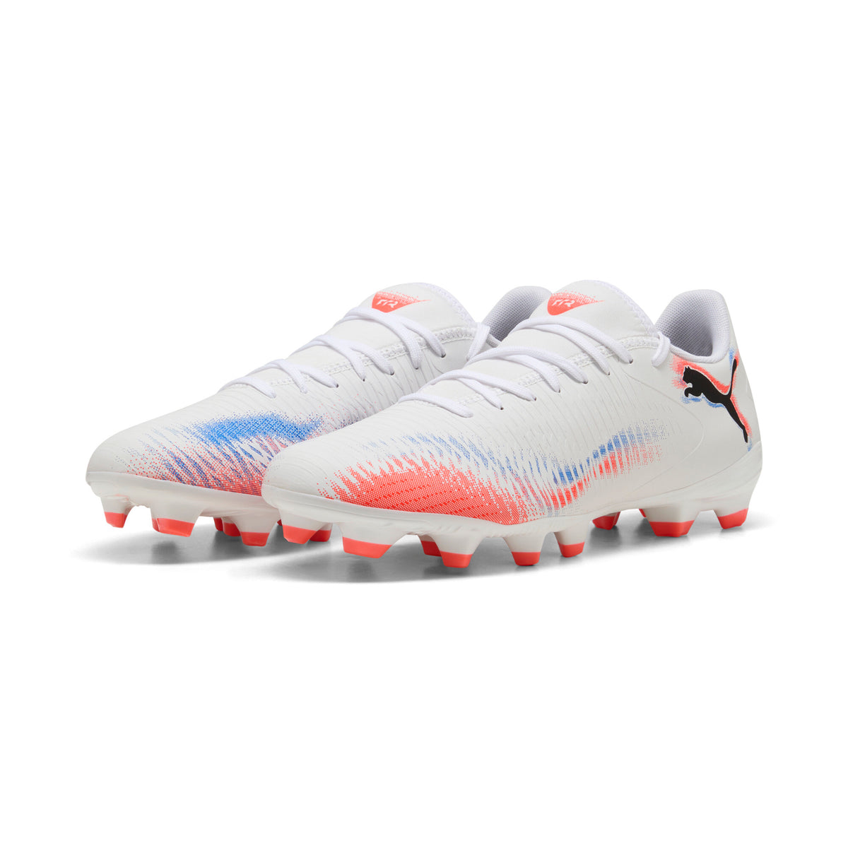 FUTURE 8 PLAY FG/AG Fußballschuhe Weiß/Schwarz/Rot