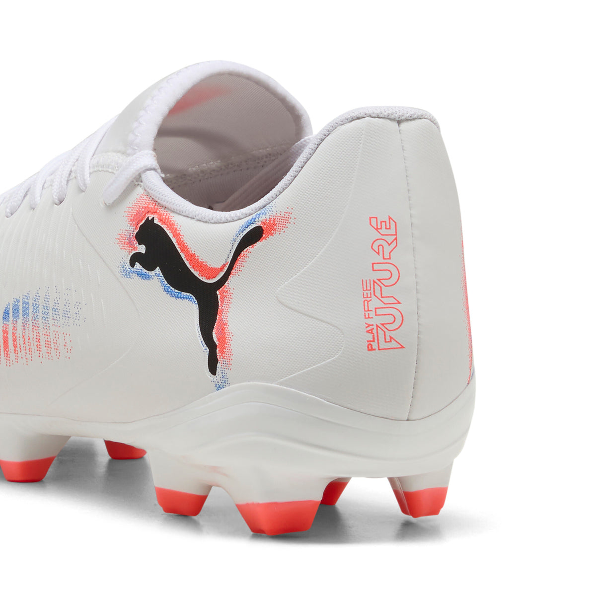 FUTURE 8 PLAY FG/AG Fußballschuhe Weiß/Schwarz/Rot