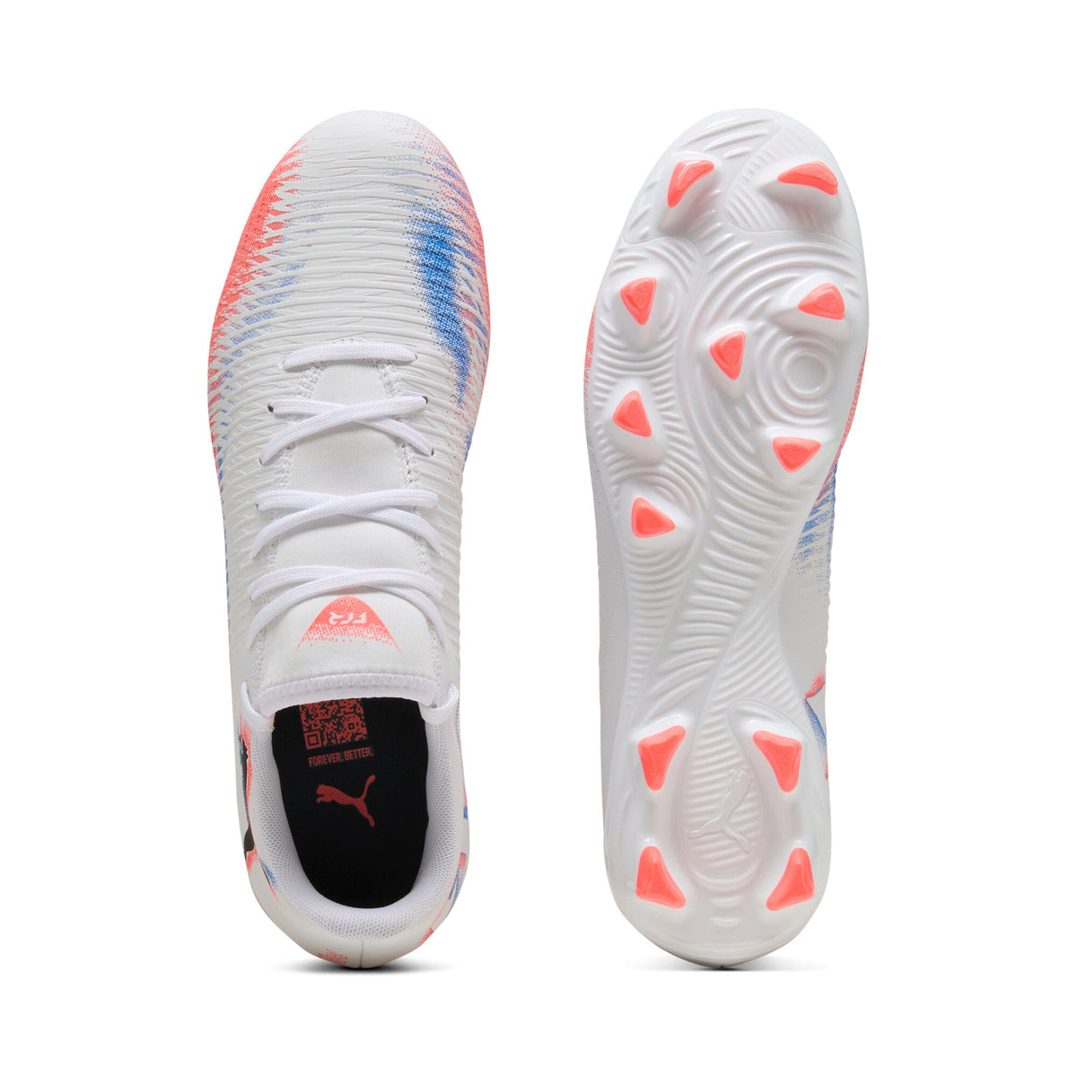 FUTURE 8 PLAY FG/AG Fußballschuhe Weiß/Schwarz/Rot