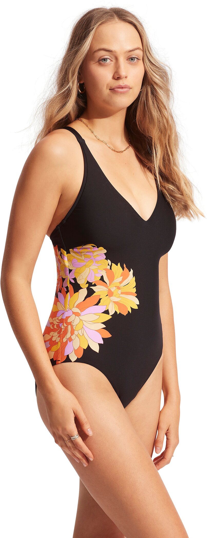 Damen Badeanzug Palm Springs DD One Piece Schwarz