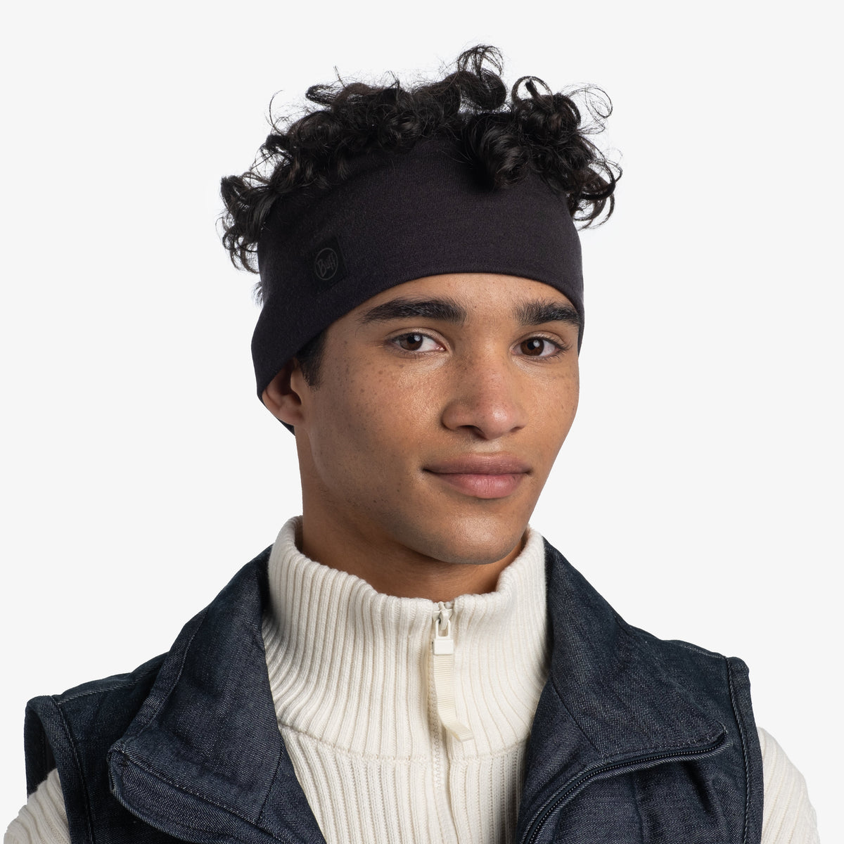 Merino Wide Headband Stirnband aus Merinowolle