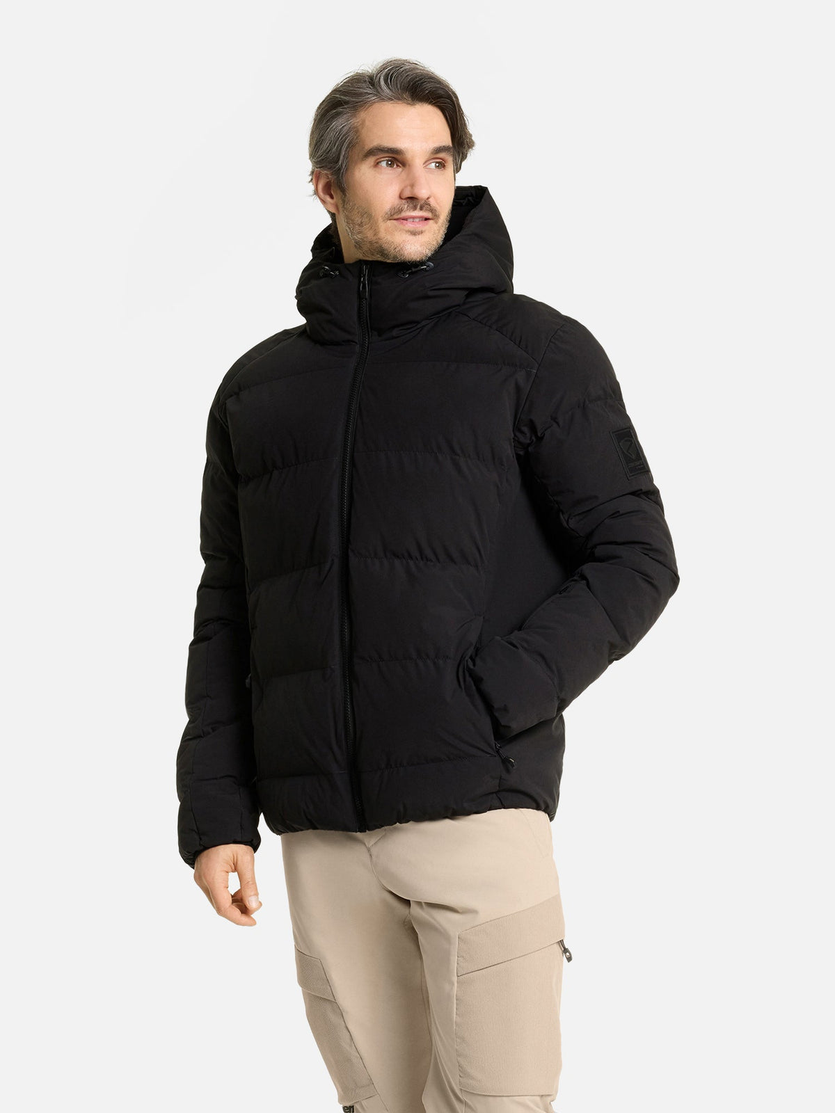 TYERS-Z Herren Skijacke Schwarz