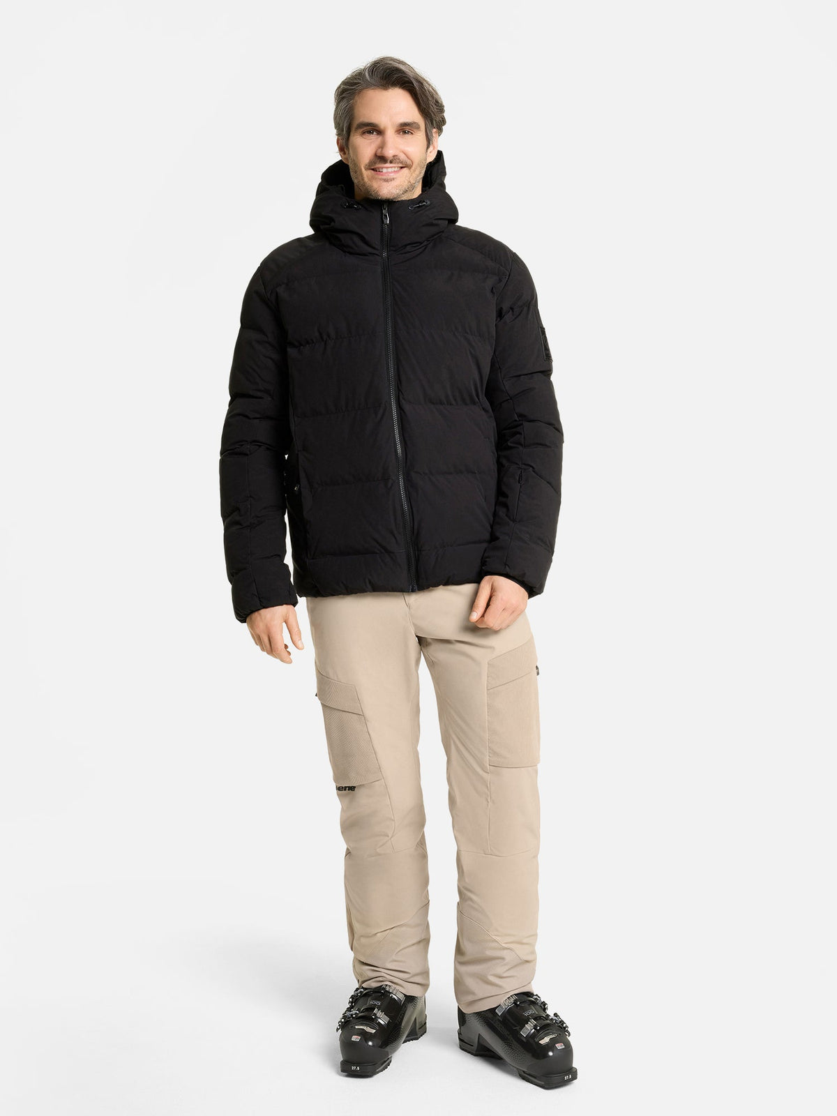 TYERS-Z Herren Skijacke Schwarz