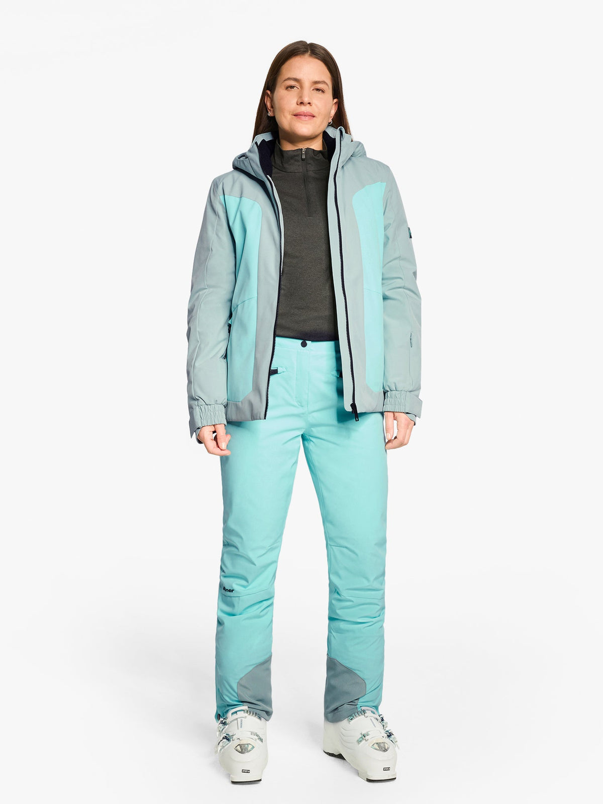 TARLA-Z Damen Skijacke wattiert dried eucalyptus
