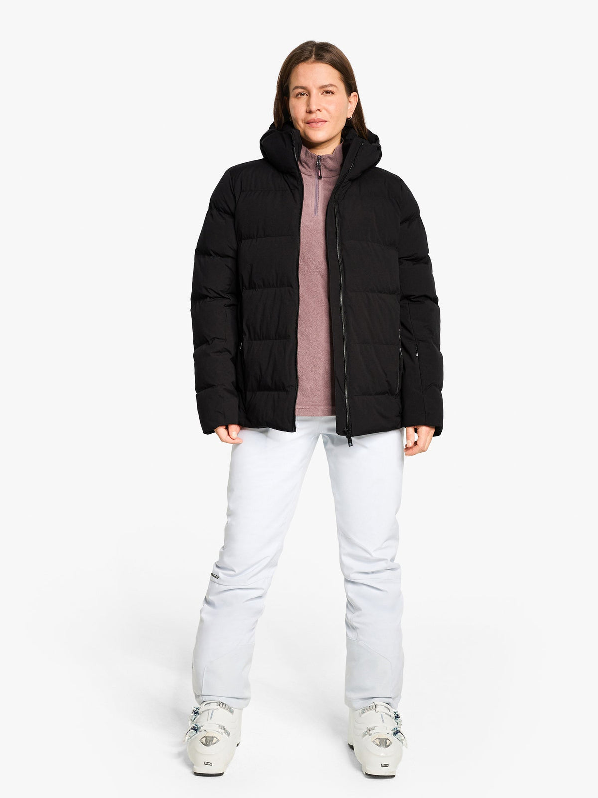 TRAVA-Z Damen Skijacke schwarz, warm & funktional