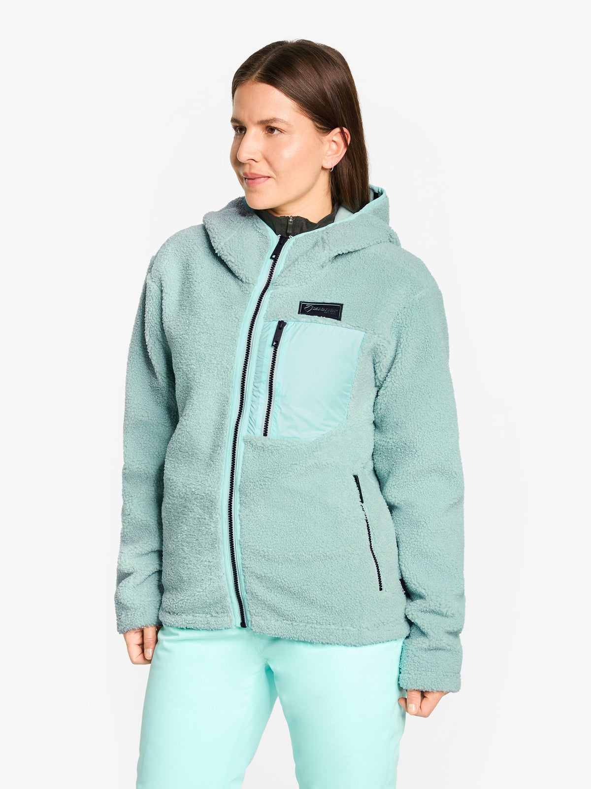 JUHA-Z Midlayer Damen Fleecejacke dried eucalyptus