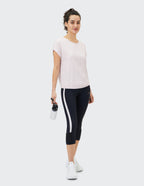 SUI DL Damen Funktionsshirt mit V-Ausschnitt
