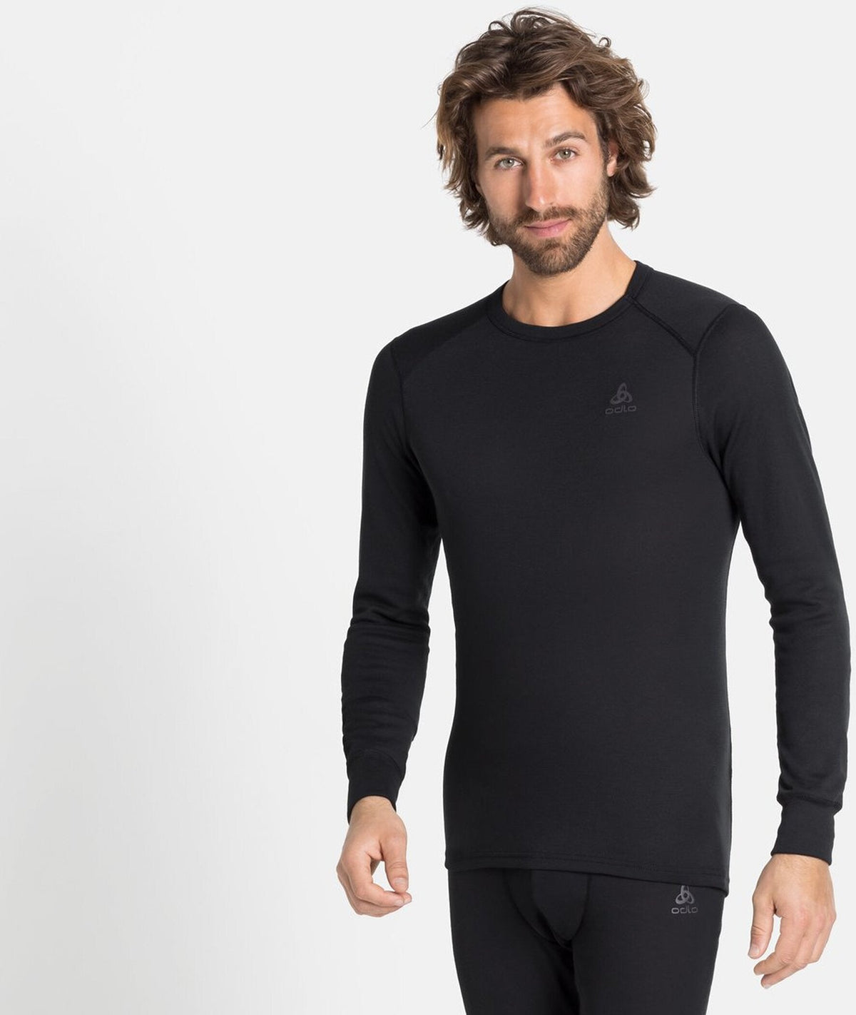 Herren Unterhemd BL TOP Langarm aus recyceltem Polyester