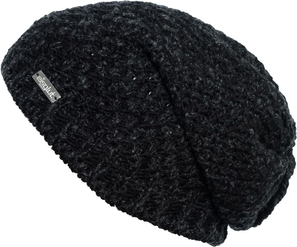 EISGLUT Miriaml Warme Strickmütze mit Fleece Innenband