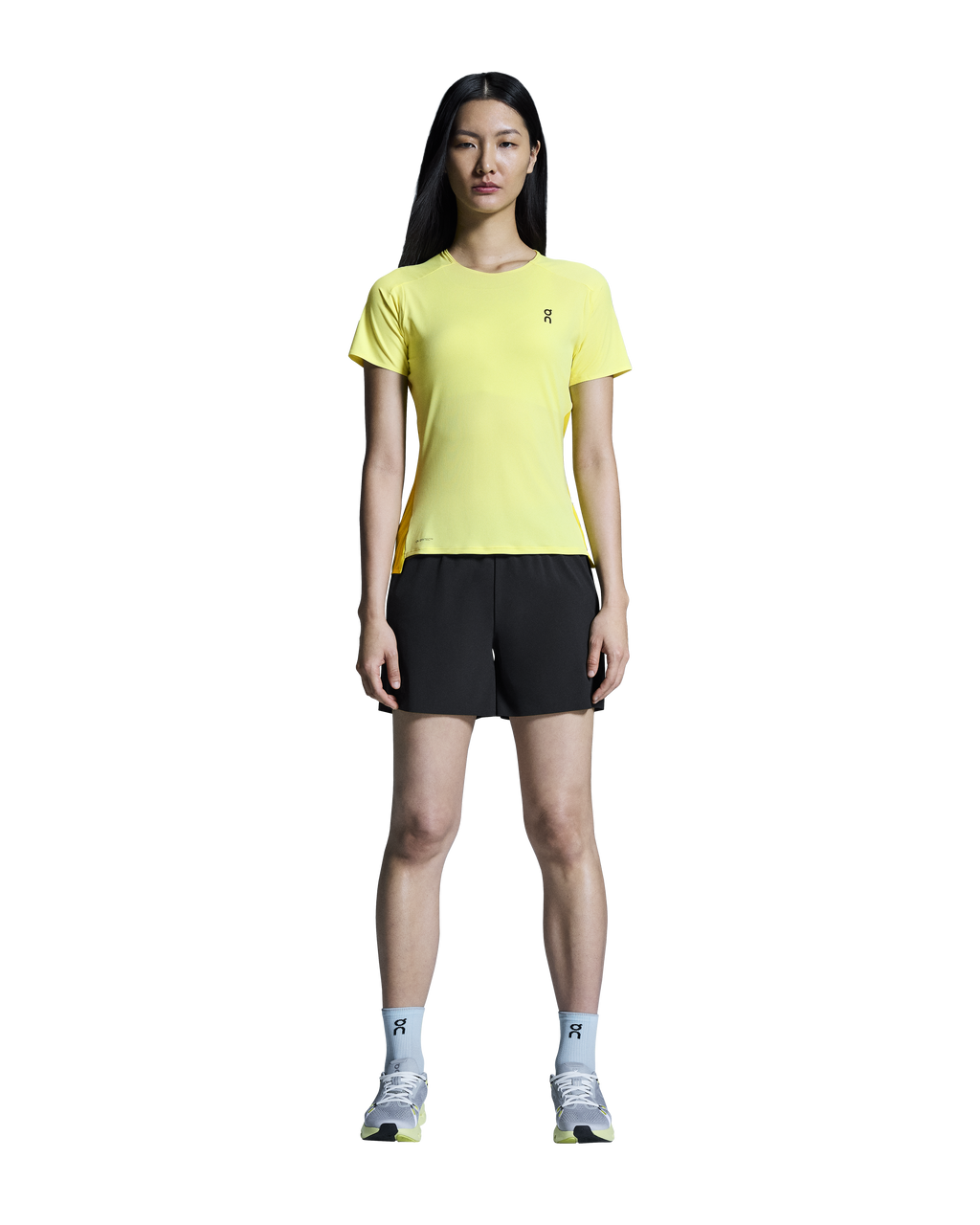 Performance-T Laufshirt mit 86% Polyester & 14% Elasthan