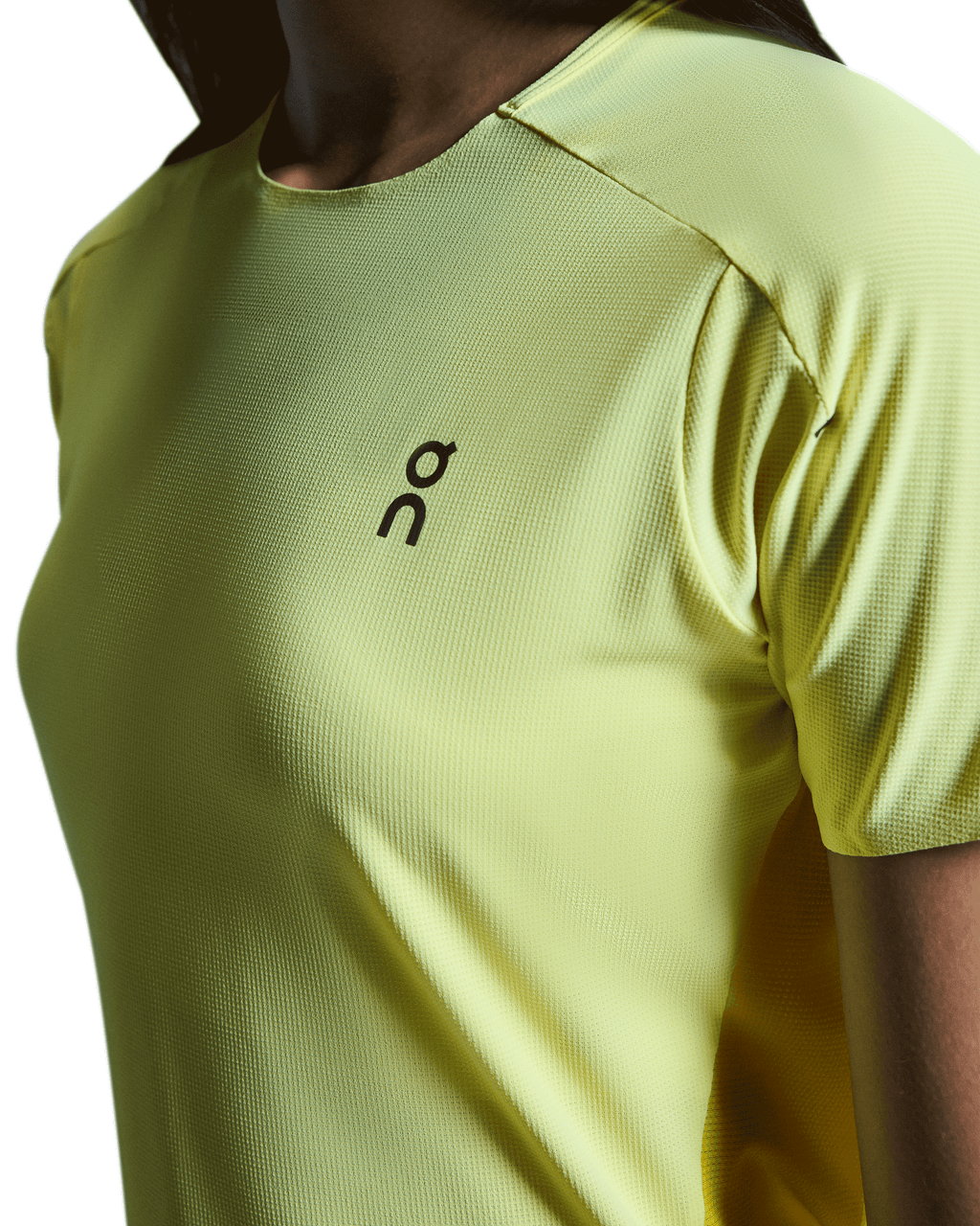 Performance-T Laufshirt mit 86% Polyester & 14% Elasthan