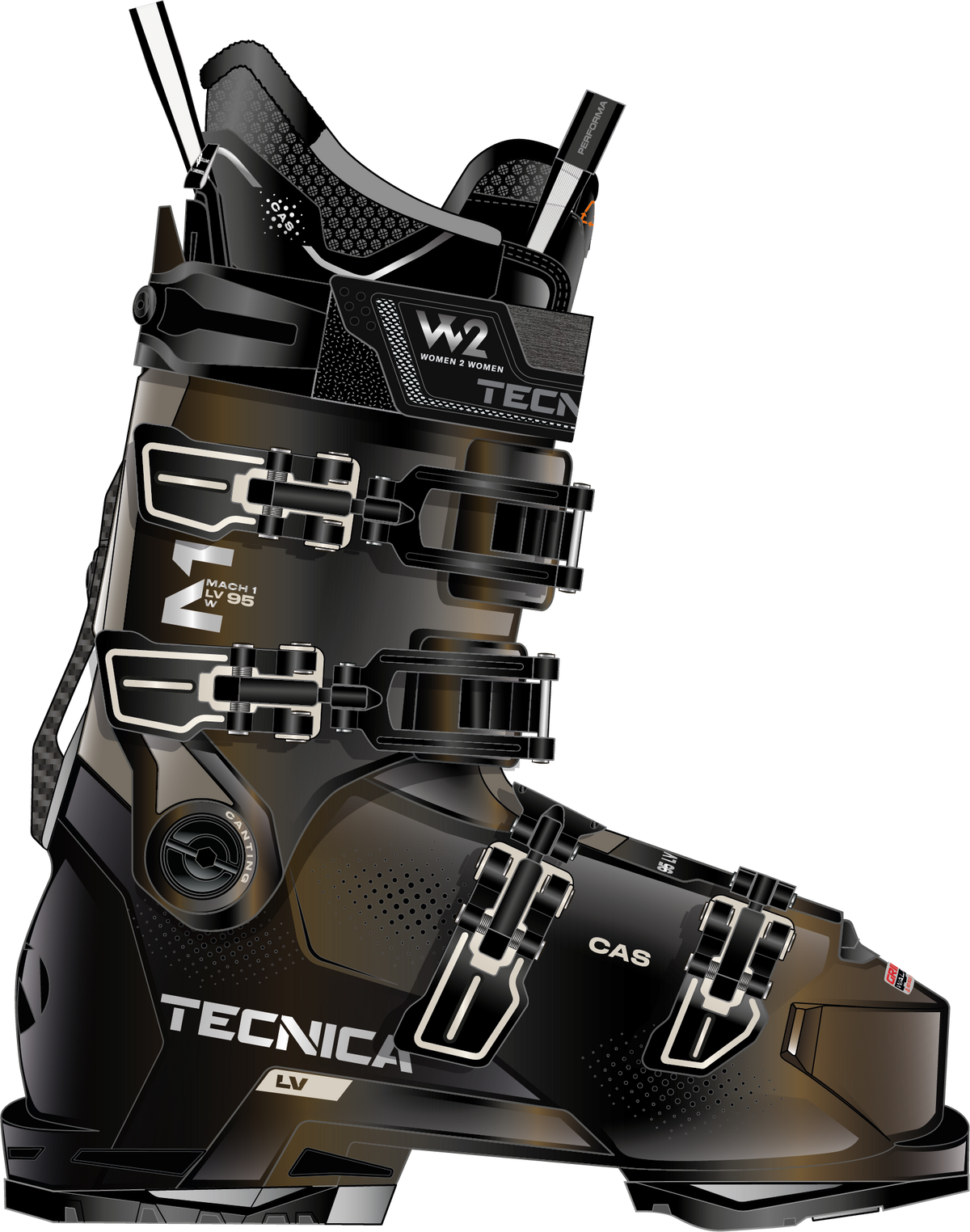 MACH1 LV 95 W TD2 GW Skischuh Damen schmal