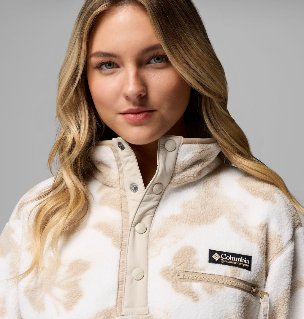 Helvetia II Printed Cropped Half S Fleecejacke
