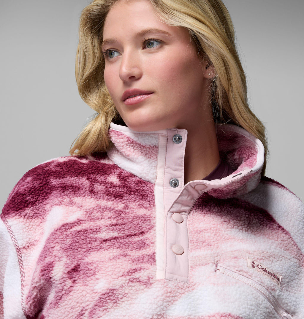 Helvetia II Printed Cropped Half S Fleecejacke