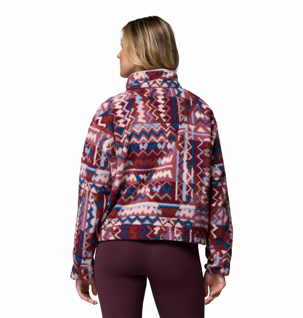 Helvetia II Printed Cropped Half S Fleecejacke