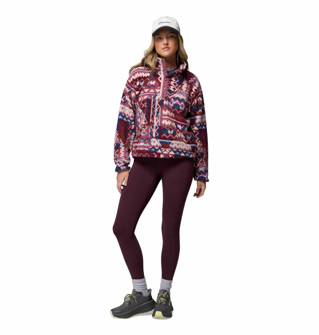 Helvetia II Printed Cropped Half S Fleecejacke