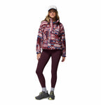 Helvetia II Printed Cropped Half S Fleecejacke