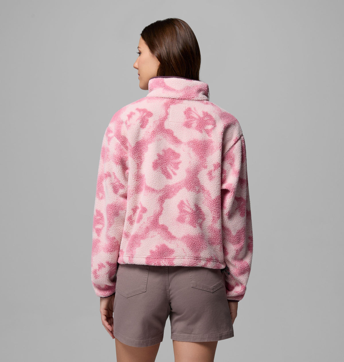 Helvetia II Printed Cropped Half S Fleecejacke