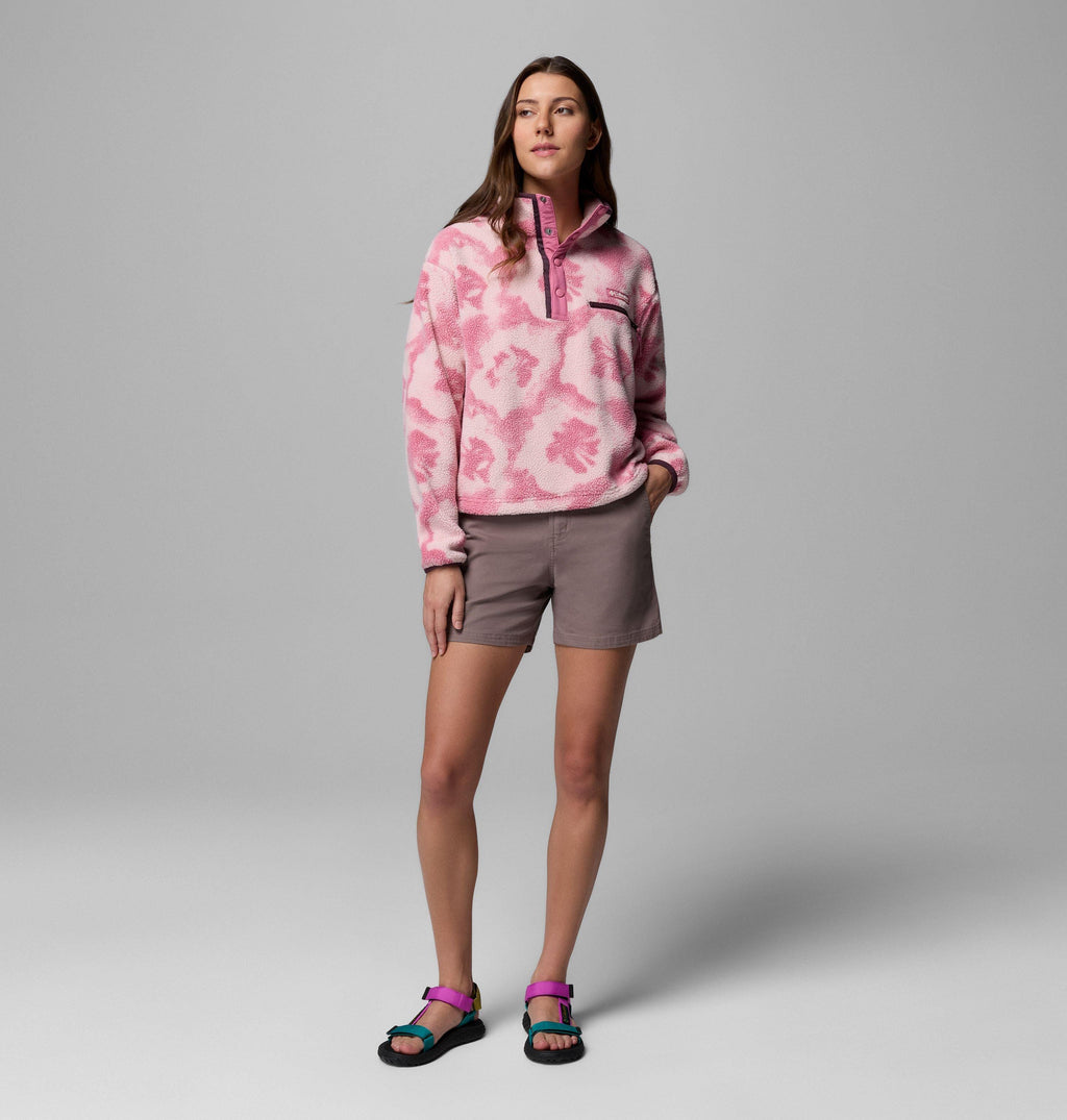 Helvetia II Printed Cropped Half S Fleecejacke