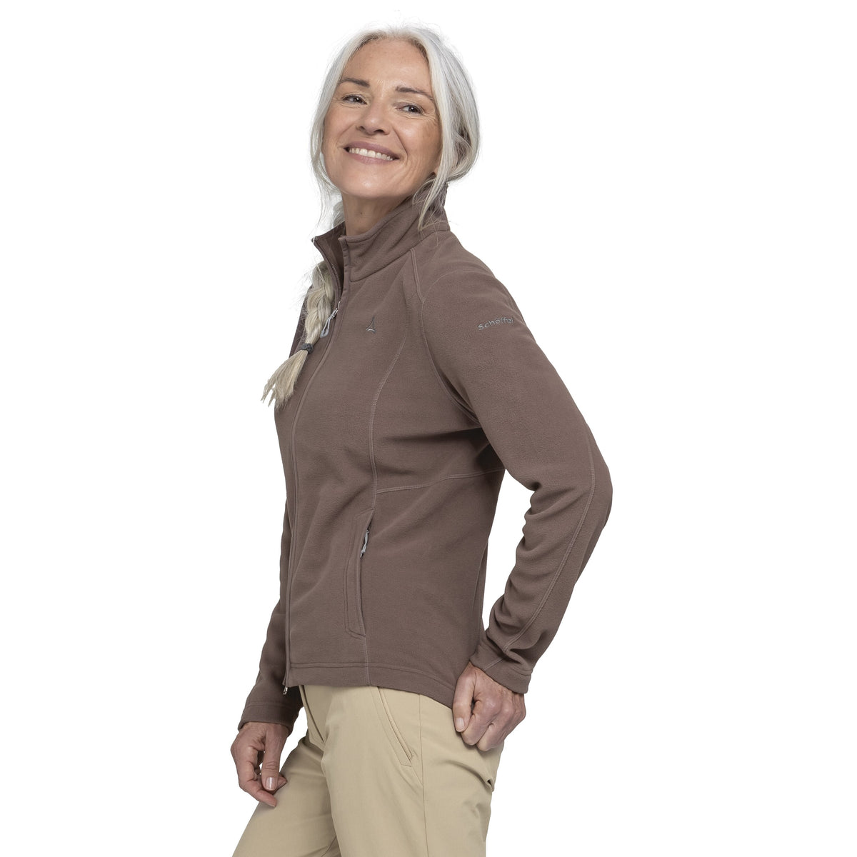 Damen Fleecejacke Leona3 Outdoorjacke