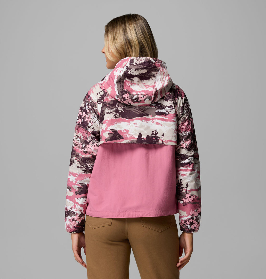 Spire Valley Printed Windbreaker Damen Jacke