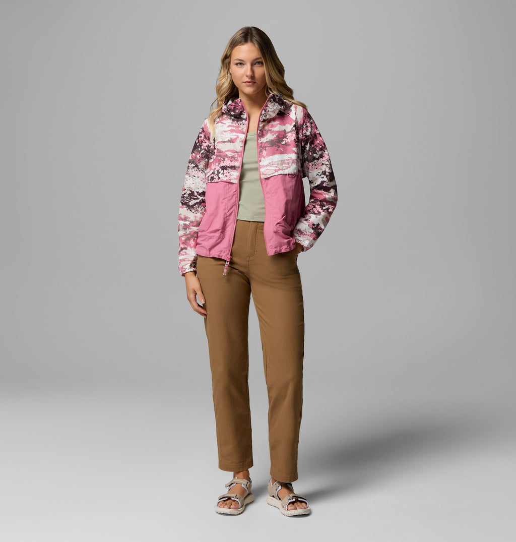Spire Valley Printed Windbreaker Damen Jacke