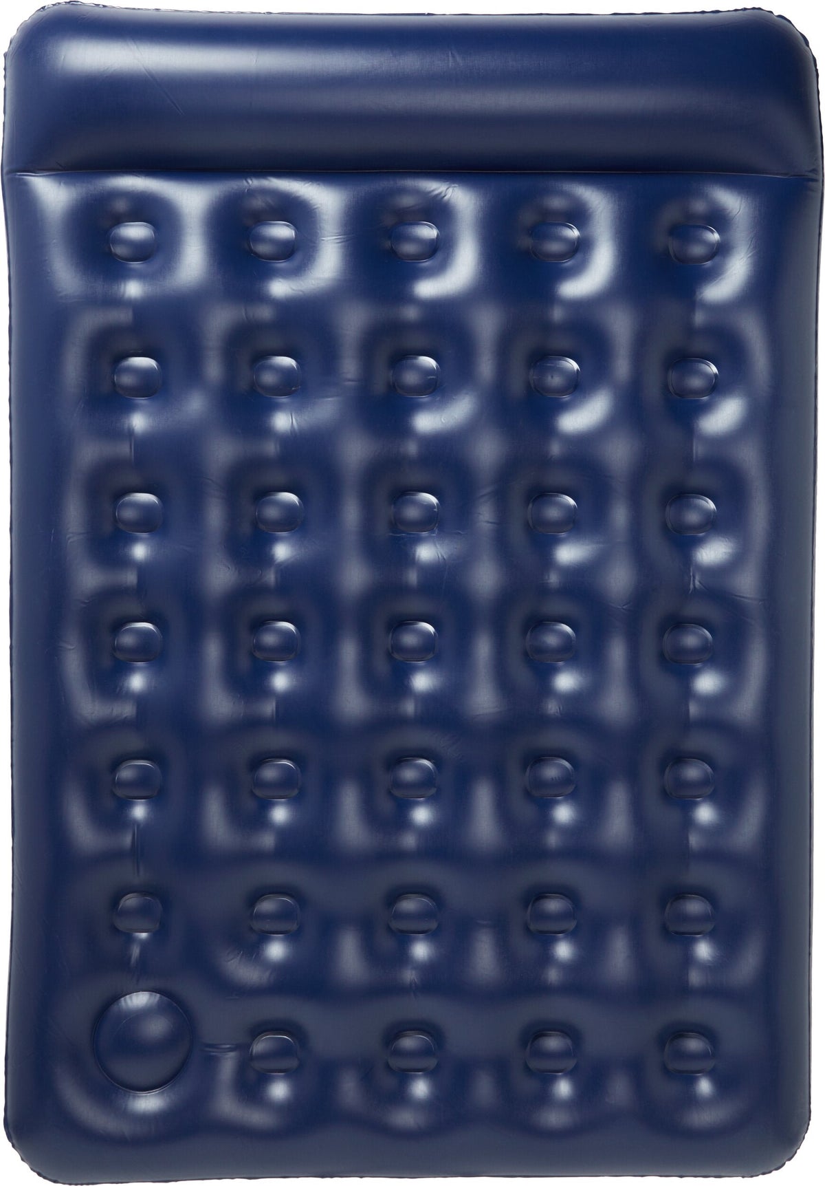 Luftbett Double Velour mit integrierter Pumpe