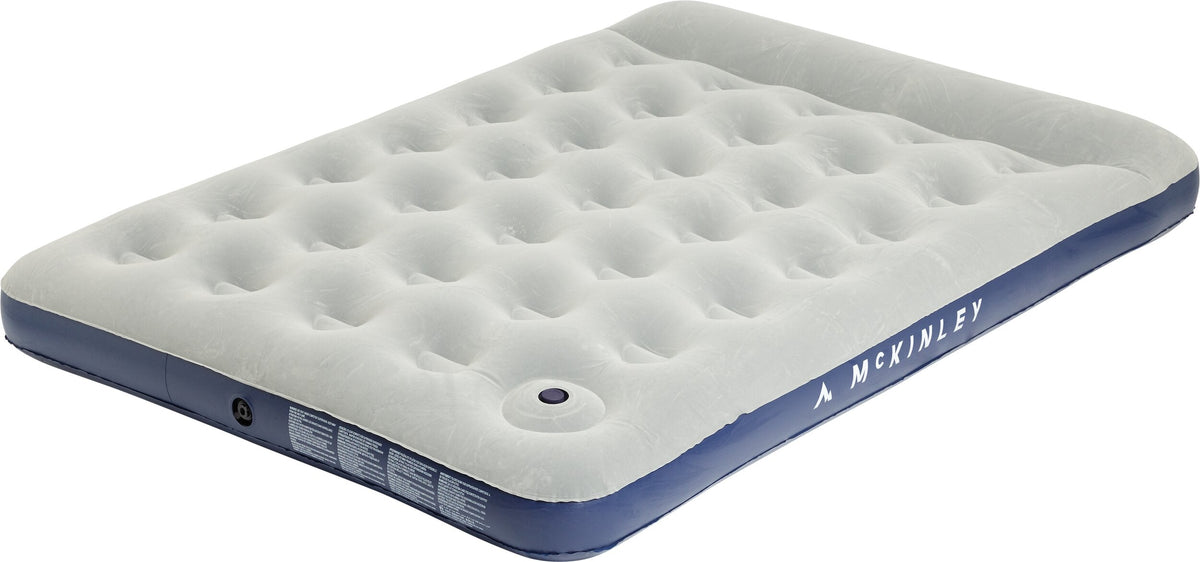 Luftbett Double Velour mit integrierter Pumpe