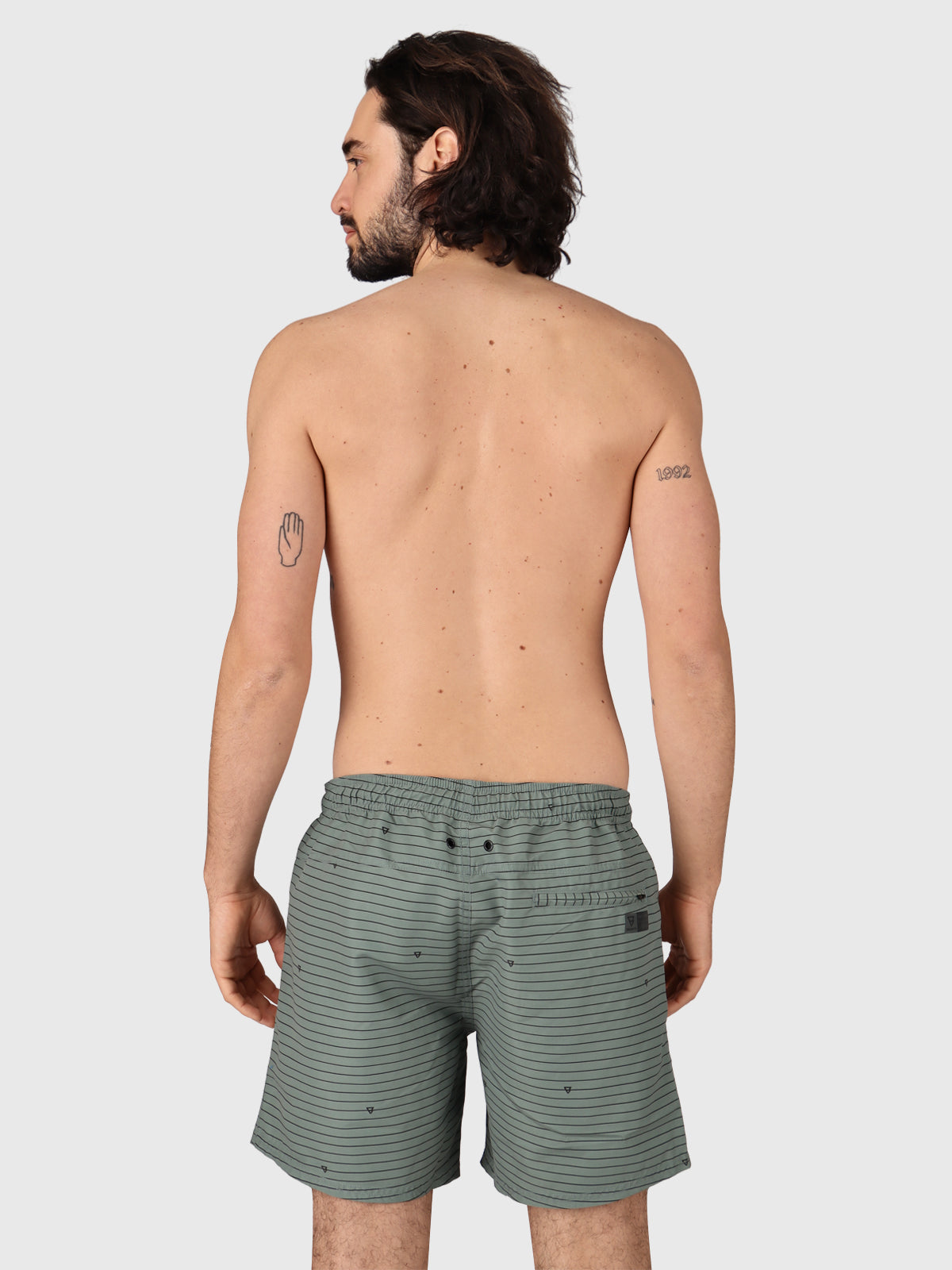 CrunECO-Stripe Men Swimshort