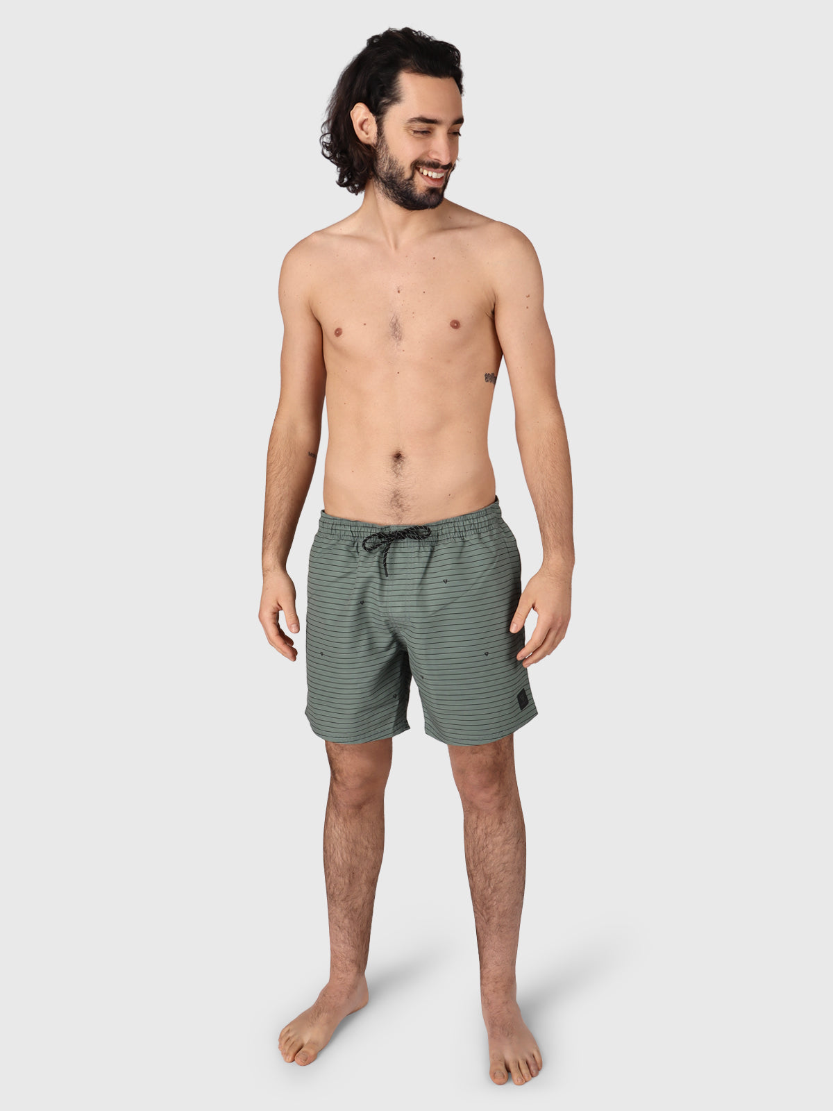 CrunECO-Stripe Men Swimshort