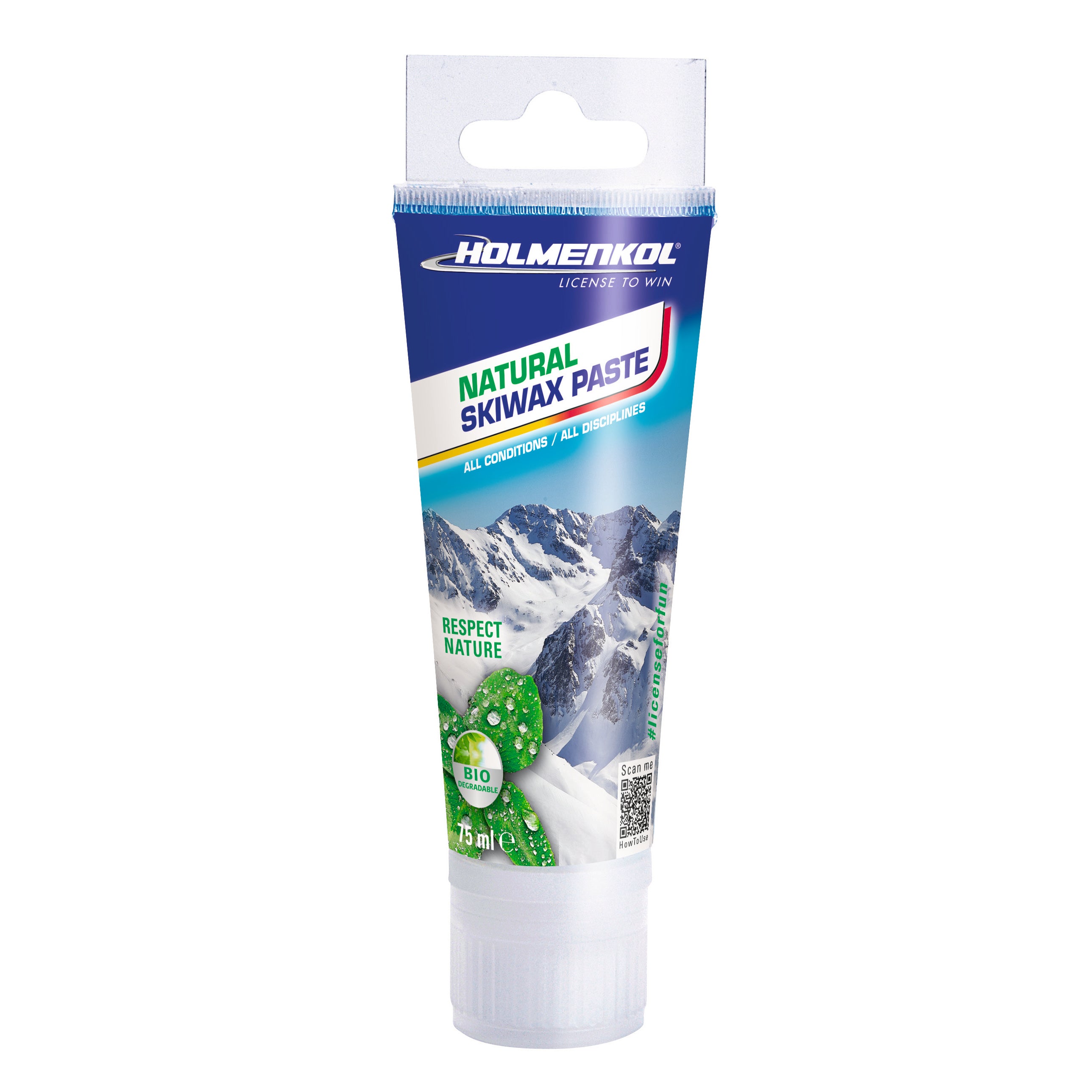 HOLMENKOL Natural Skiwax Paste 75ml umweltfreundlich