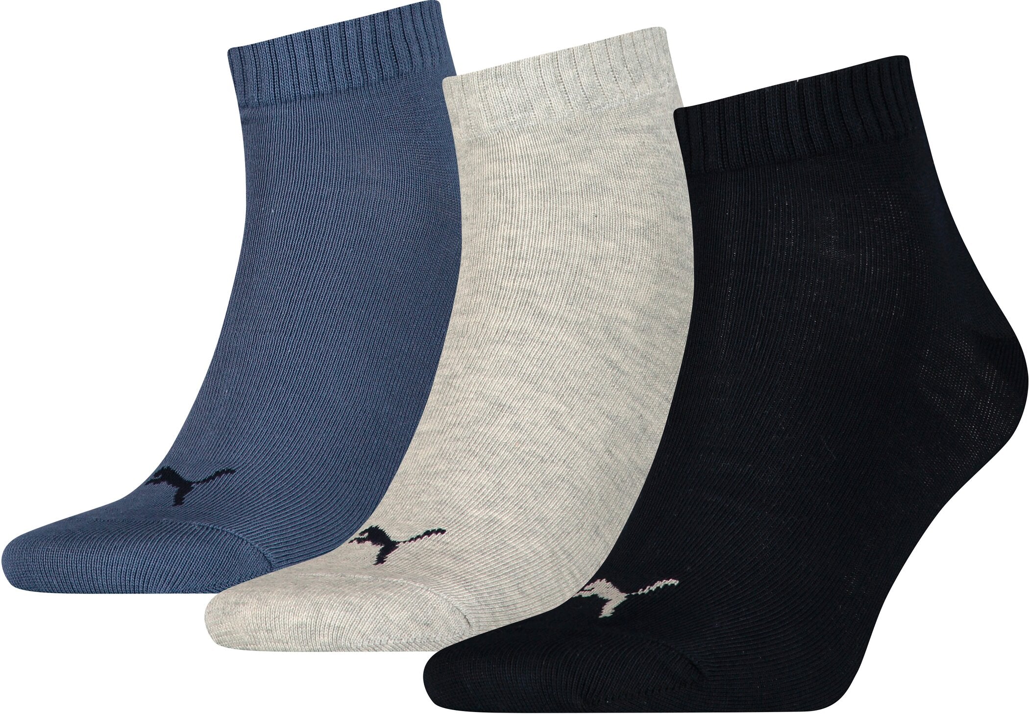 PUMA Plain Sneaker Trainer Socken 3er-Pack