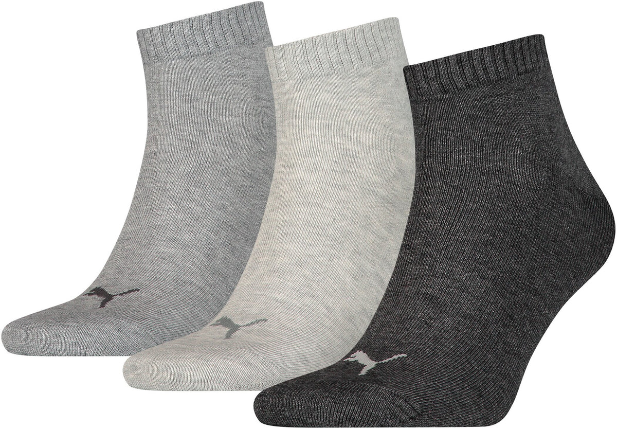 Plain Sneaker Trainer Socken 3er-Pack