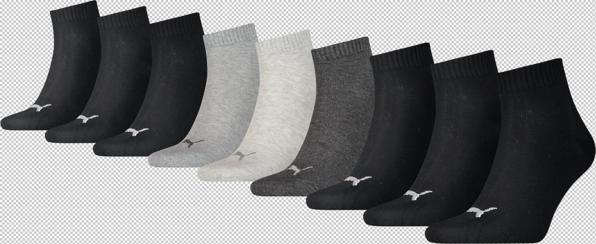 Plain Sneaker Trainer Socken 3er-Pack