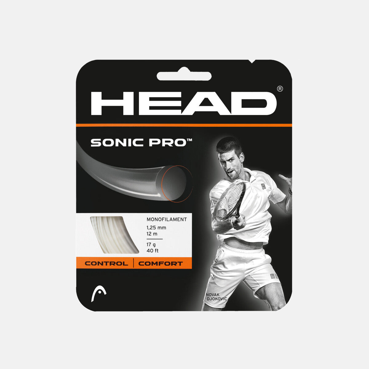 Sonic Pro Tennissaiten Set Weiß