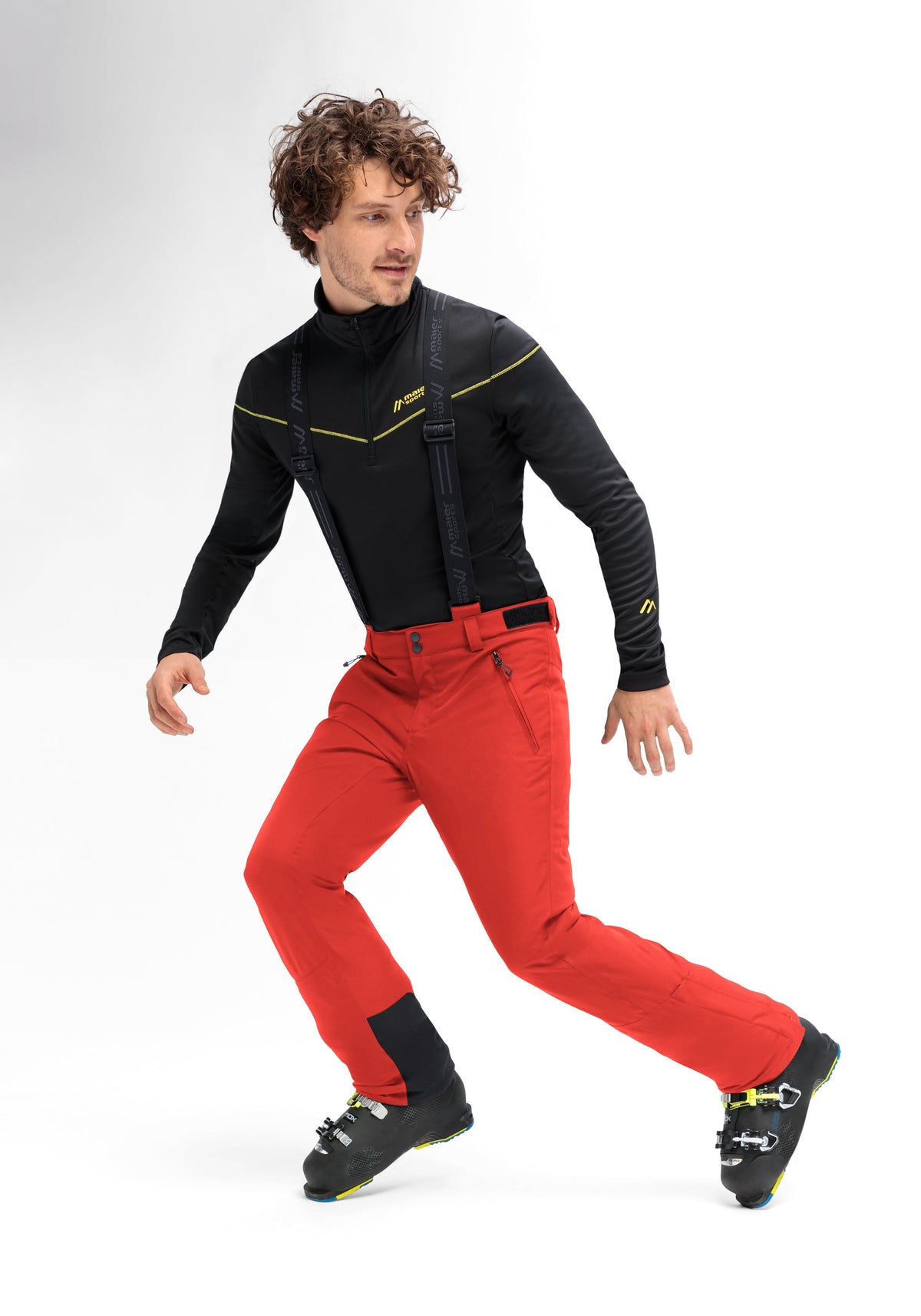 ANTON SLIM 2.0 Herren Skihose Rot