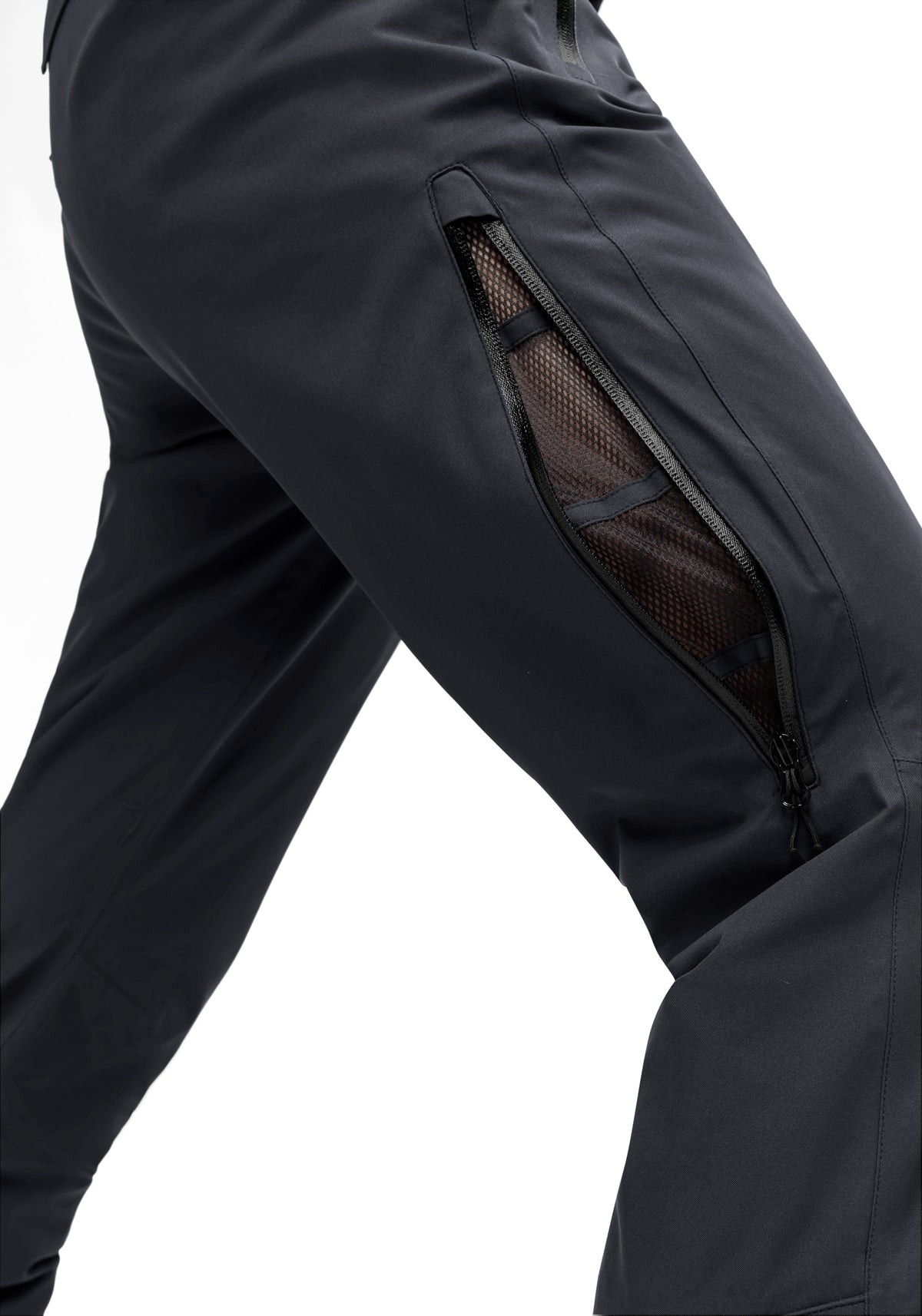 Anton Vent slim Skihose Herren Grau