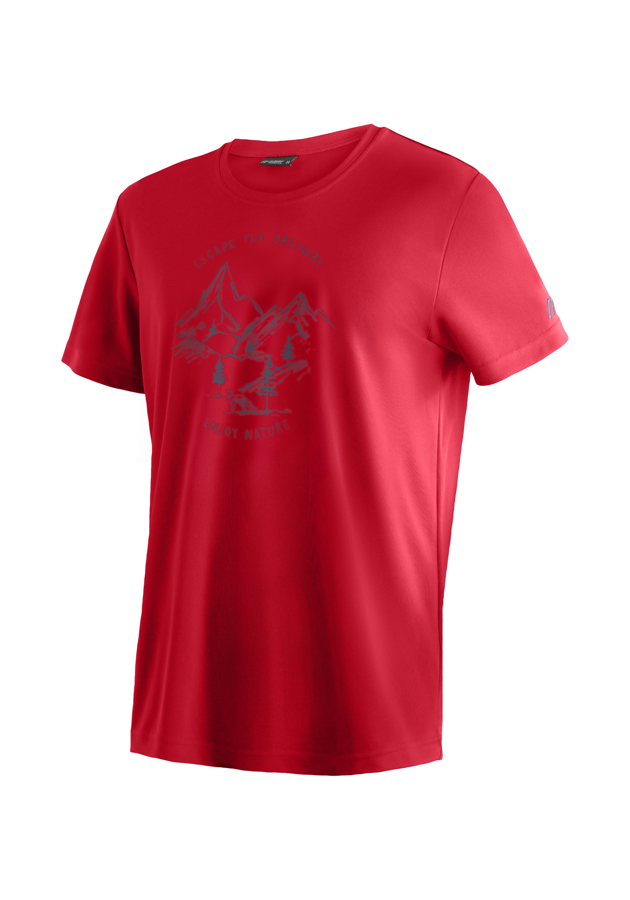 Maier Sports Dieter Print Outdoor-Shirt schnelltrocknend