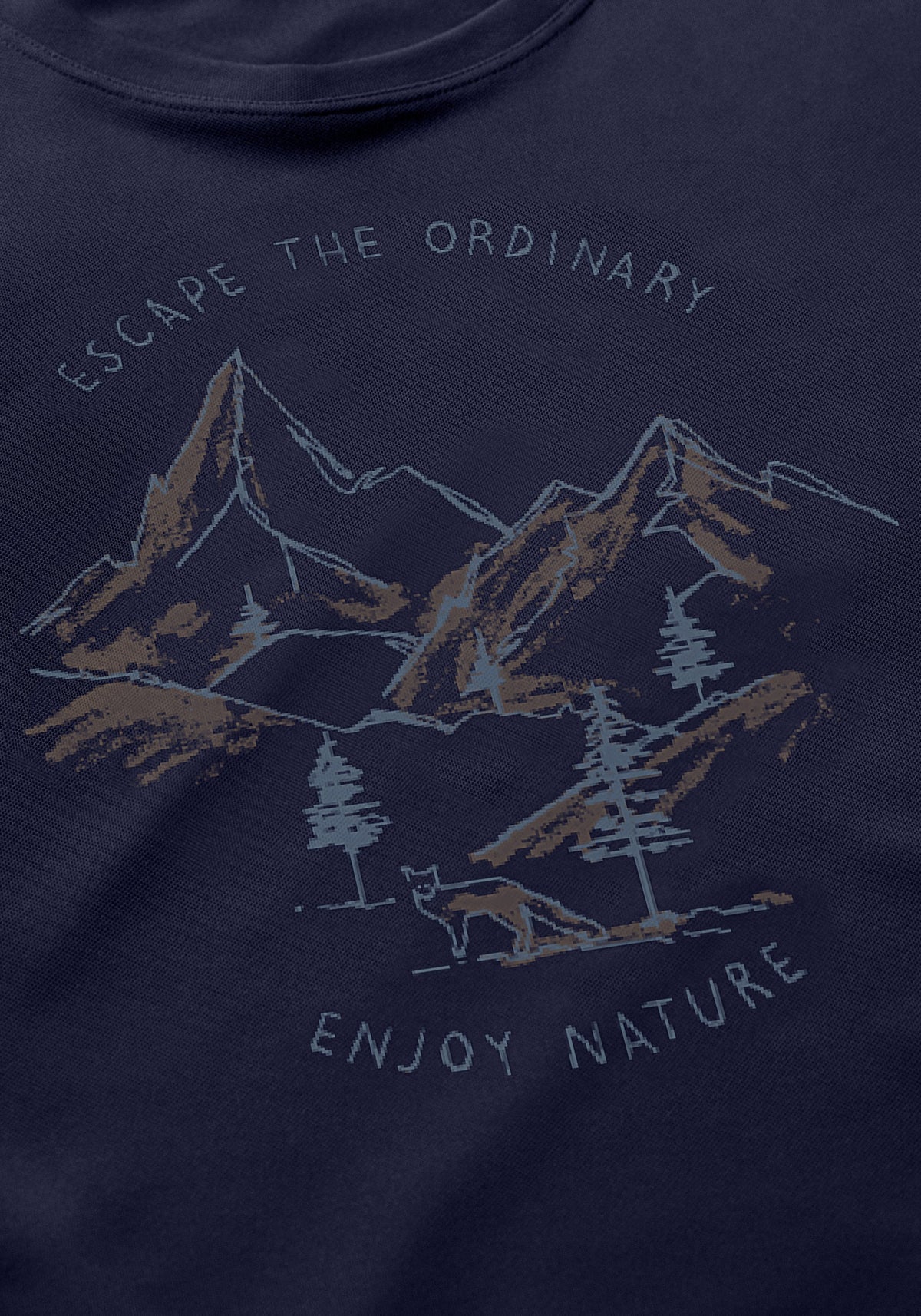 Dieter Print Outdoor-Shirt schnelltrocknend