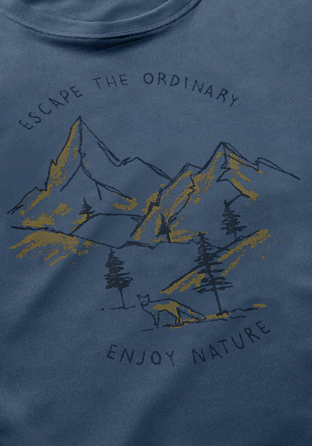 Dieter Print Outdoor-Shirt schnelltrocknend