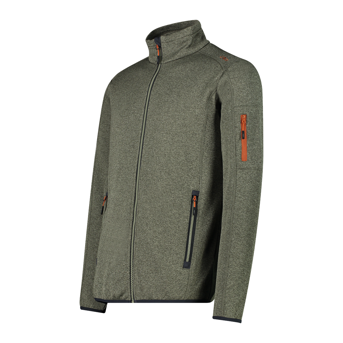 CMP MAN JACKET Herren Fleecejacke SAGE-ANTRACITE