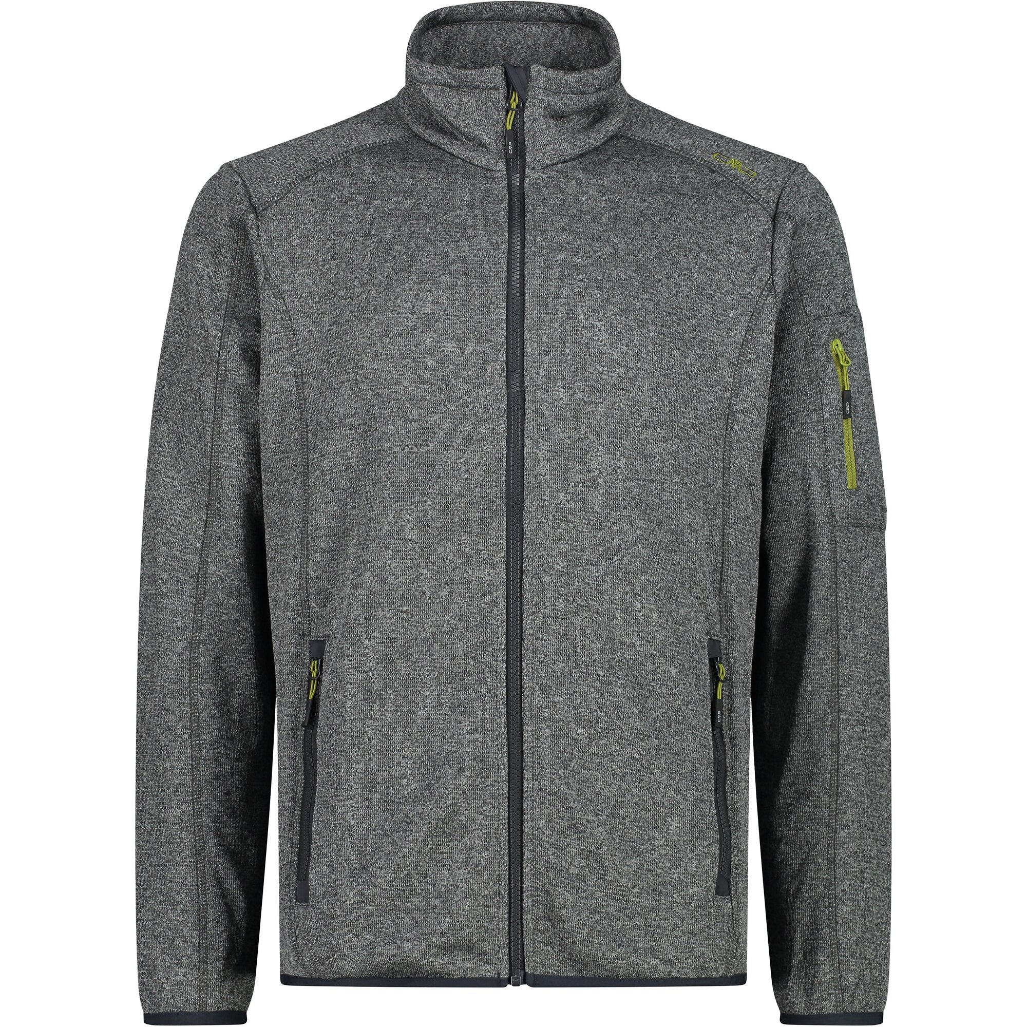 CMP MAN JACKET Herren Fleecejacke SAGE-ANTRACITE